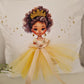 Black Princess tutu cushion