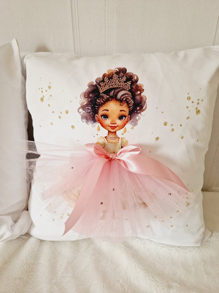 Black Princess tutu cushion