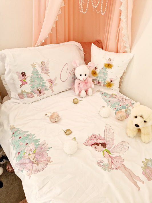 Christmas fairy duvet cover