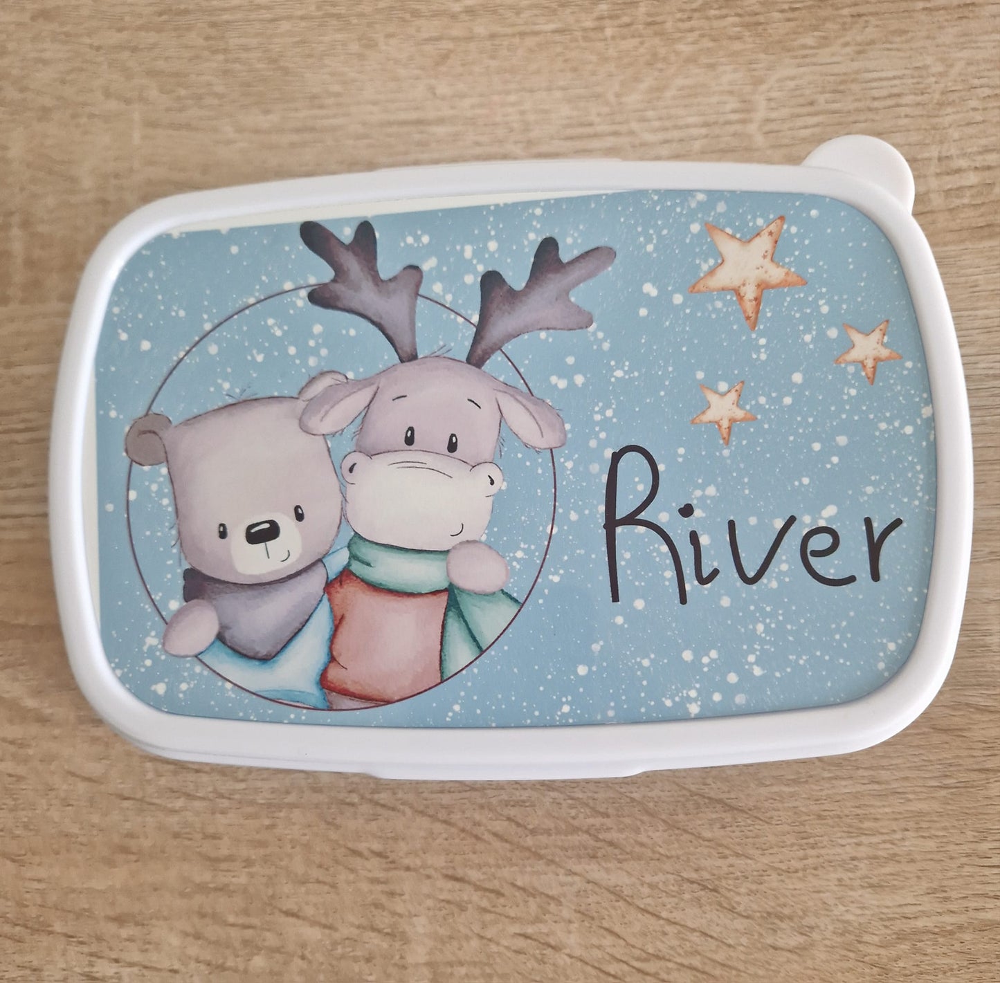 Bear and deer snack box