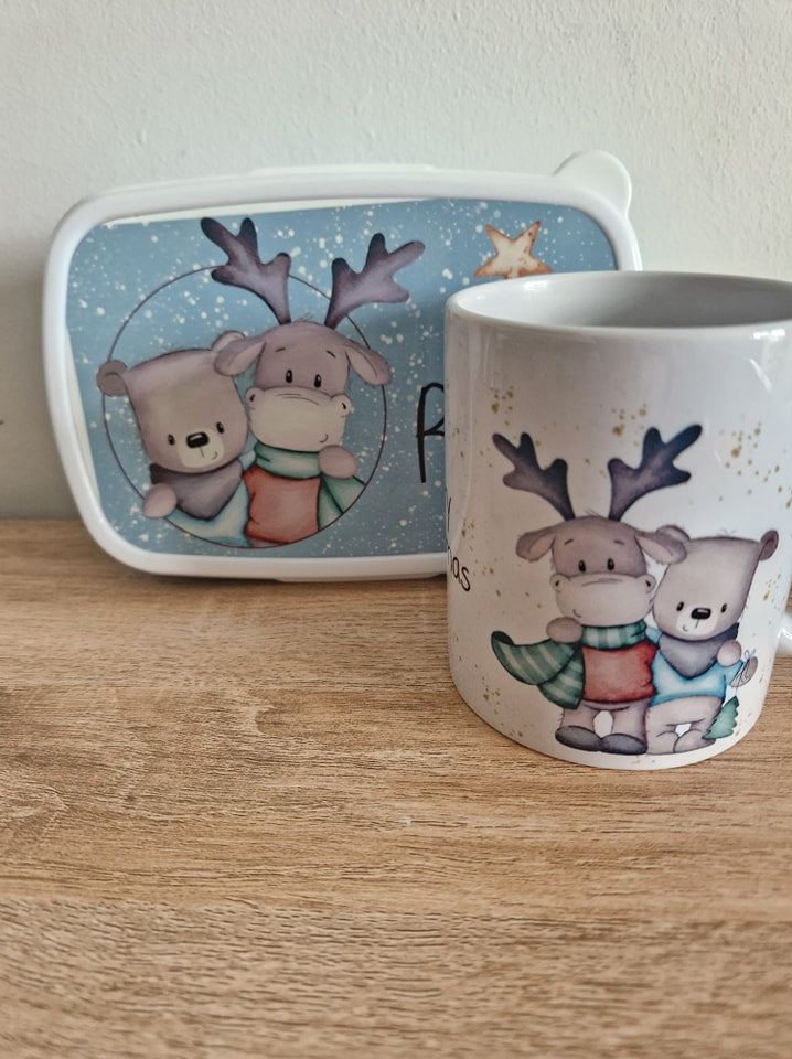 Christmas Eve box bundle bear and deer