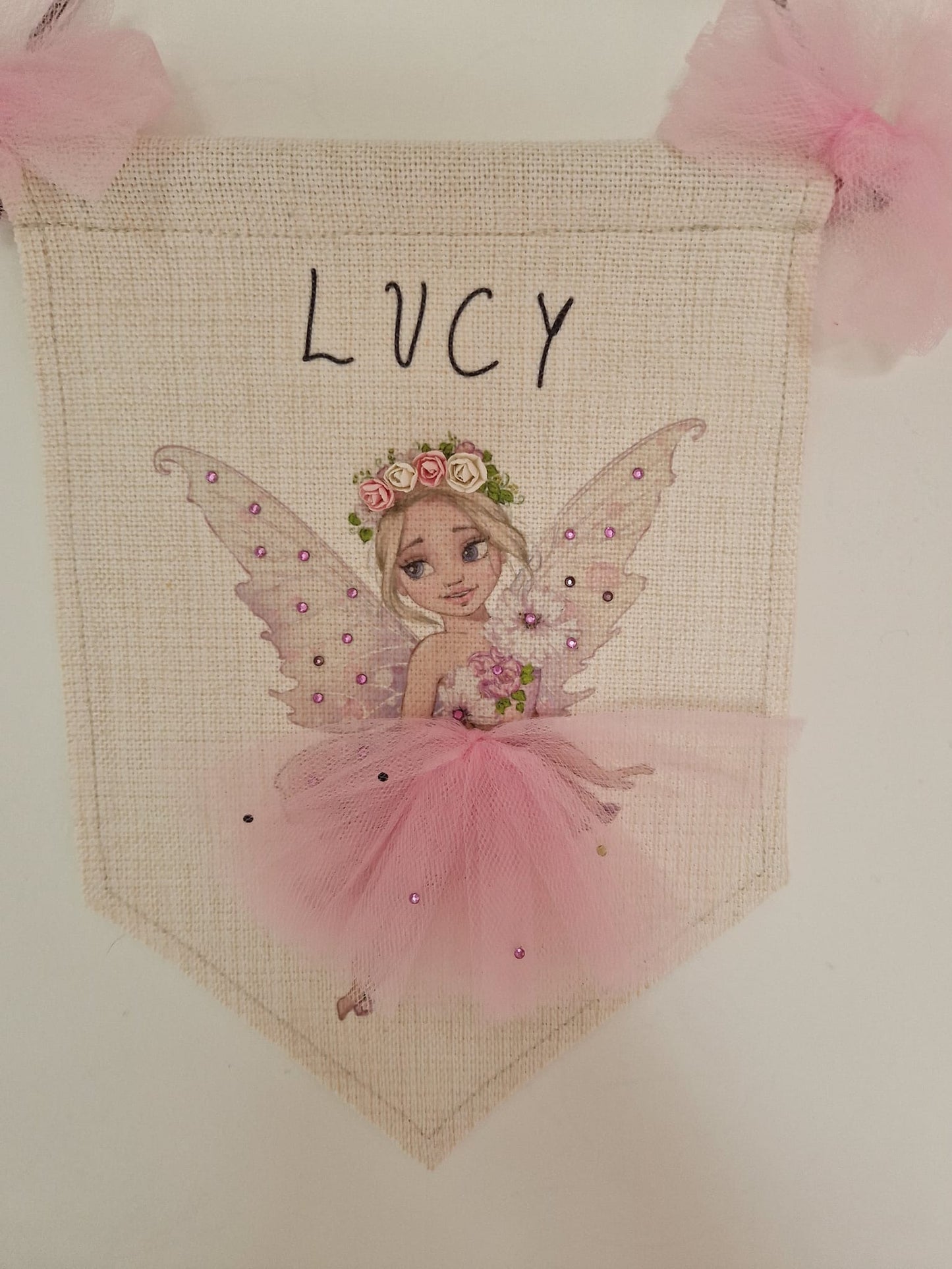 Lucy Fairy cushion and flag set