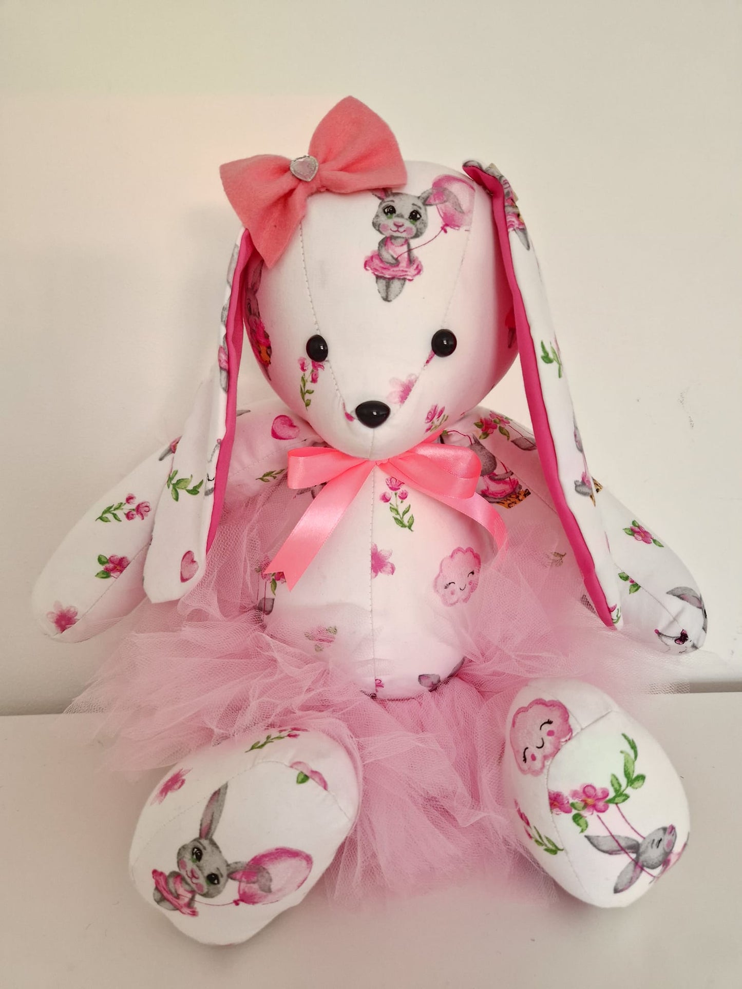 Pink Bunny bear 18"